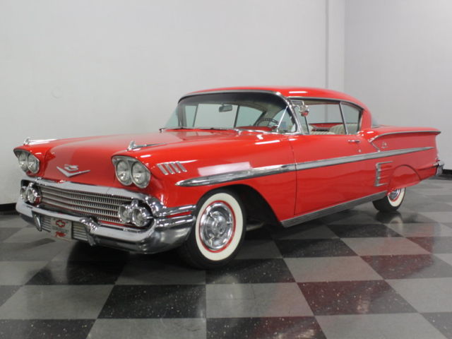 BEAUTIFULLY RESTORED 58 IMPALA, 348 V8, TRI-POWER, 700R4 TRANS, COLD A/C, NICE! 1958 Chevrolet Impala