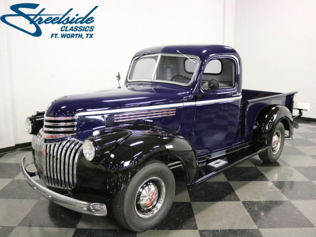 BEAUTIFULLY RESTORED & READY TO SHOW! 235 6 CYL, 4 SPD, COLD A/C! 12 VOLT, WOW! 1942 Chevrolet 1/2 Ton Pickup