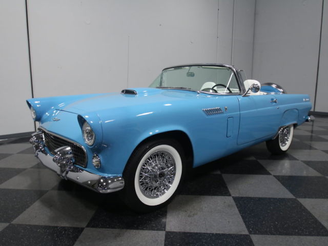 BEAUTIFULLY RESTORED BABY BIRD, CUSTOM INTERIOR, 312 V8, AUTO, R134A A/C, PS, PB 1956 Ford Thunderbird