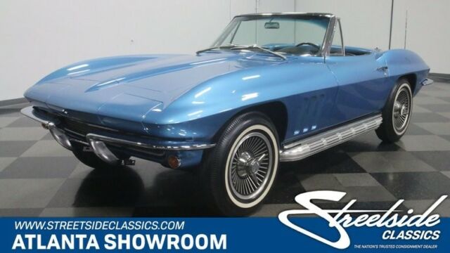 BEAUTIFULLY RESTORED C2, PERIOD 327 V8, MUNCIE 4-SPEED, PWR STEER, SIDE PIPES!! 1965 Chevrolet Corvette Convertible