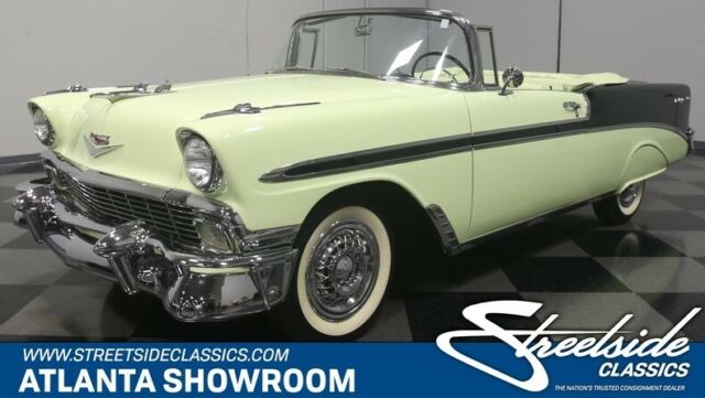 BEAUTIFULLY RESTORED DROPTOP, 265 V8, AUTO, POWER STEERING/BRAKES/TOP, A+ TRI-5! 1956 Chevrolet Bel Air/150/210 Convertible