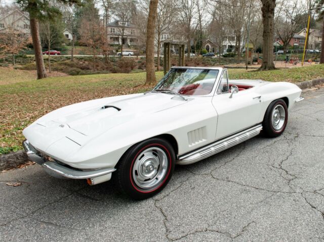 Beautifully restored, Highly Optioned, Factory Air, Automatic, Matching #327/300 1967 Chevrolet Corvette Code Correct Red Leather