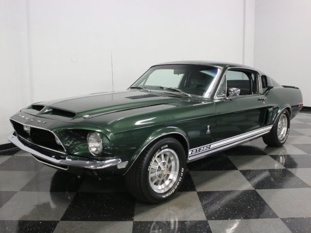 BEAUTIFULLY RESTORED TO FACTORY SPECS, RARE HERTZ IN HIGHLAND GREEN, MARTI REPT 1968 Shelby GT350-H