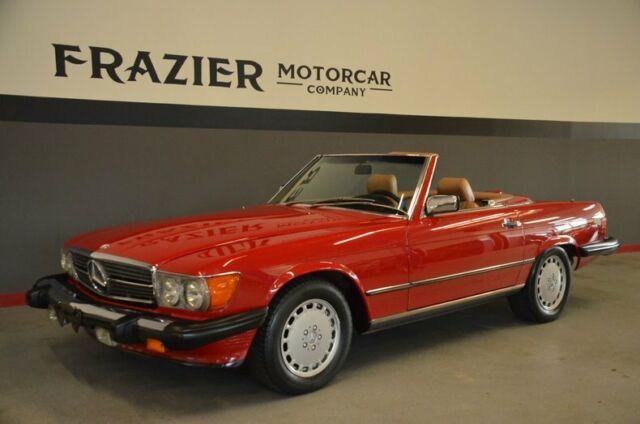 Beautiful,well serviced,well sorted 560SL Red with both tops 1987 Mercedes-Benz 560SL