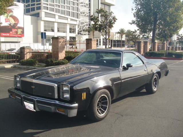 Beauty CA 1977 Chevy El camino SS, Original cond, Rn & LQQk Nice, Real Classic! 1977 Chevrolet El Camino SS, Blk on Blk ,32k mi, Original cond, Classic