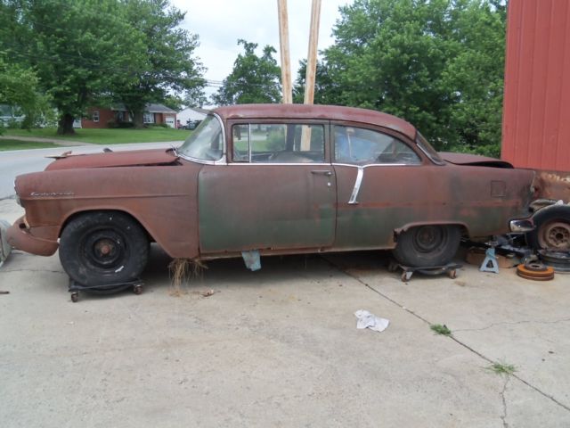 belair rat rod project parts car 1955 Chevrolet Bel Air/150/210 base