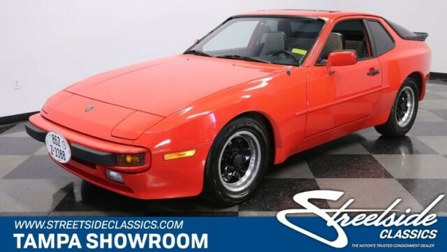 BELIEVED 16K ORIGINAL MILES 2 OWNERS ORIGINAL GUARDS RED RARE AUTOMATIC 1983 Porsche 944 --
