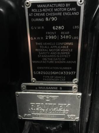 1991 Bentley Mulsanne - photo 3