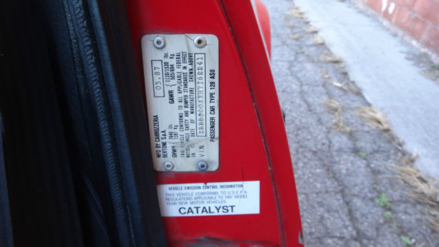 1987 Fiat X19 X19 - photo 7