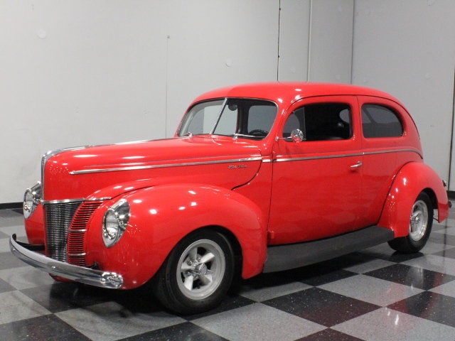 BEST PRICED STEEL BODY '40 ON THE MARKET, FLATHEAD, 3-SPEED, FRONT DISCS, 12VOLT 1940 Ford Sedan Deluxe