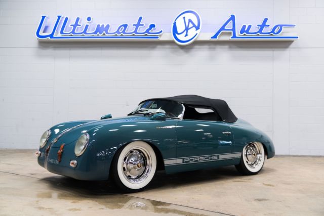 BF Goodrich Whitewall Tires. Upgraded Audio w/Bluetooth. OEM Style Gold Emblems. 1964 Porsche Speedster