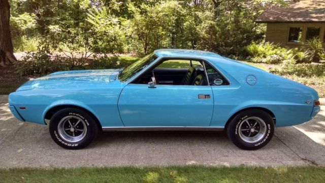 1969 AMC AMX white stripes, go package - photo 4