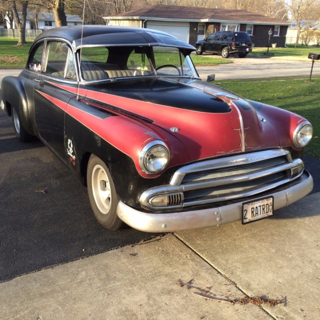 Big Block 1951 Chevrolet Rat Hot Street Rod Styleline Deluxe Coupe V8 425 Olds 1951 Chevrolet Bel Air/150/210