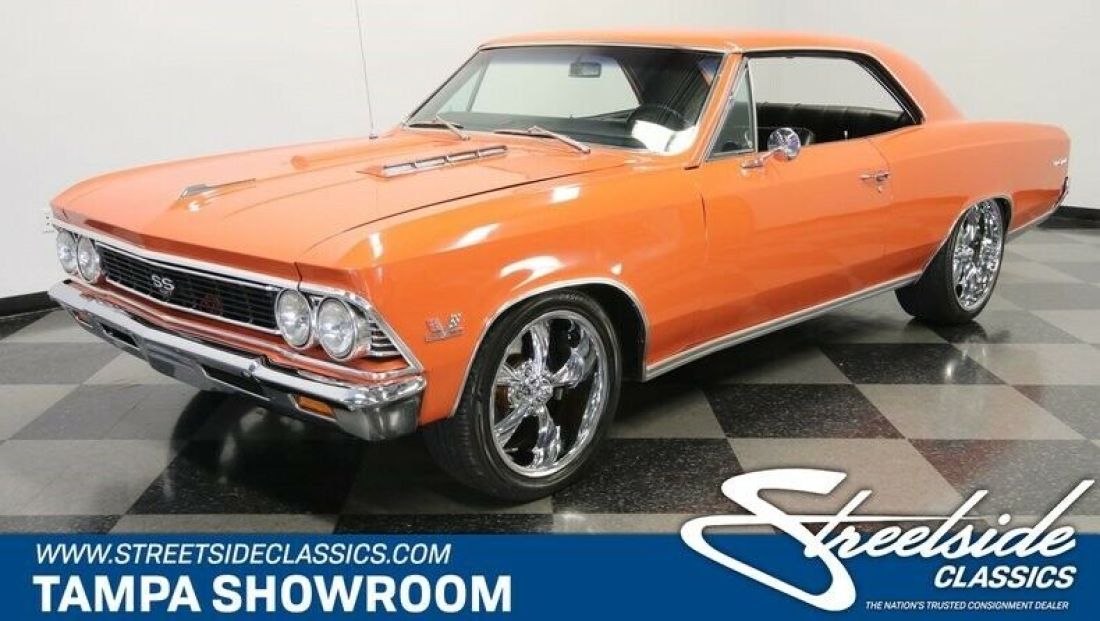 BIG BLOCK 454 V8 4 SPEED MANUAL P/S P/B FRONT DISC RIDLER WHEELS VERY FAST 1966 Chevrolet Chevelle SS Tribute