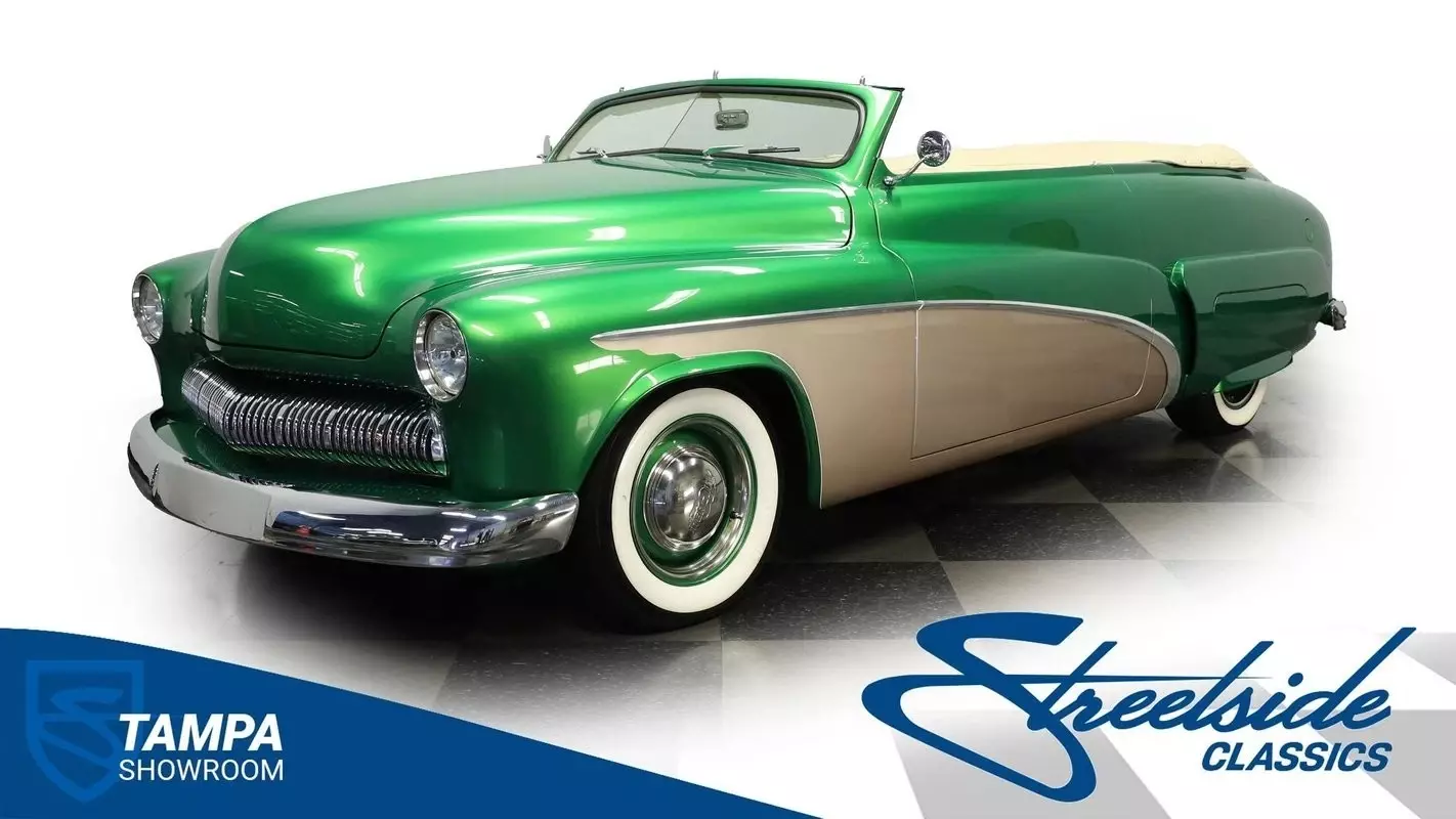 BIG BLOCK 454 V8 FUEL INJECTED POWER 4 WHEEL DISC AIR RIDE AMAZING CUSTOM BUILD 1949 Mercury Convertible