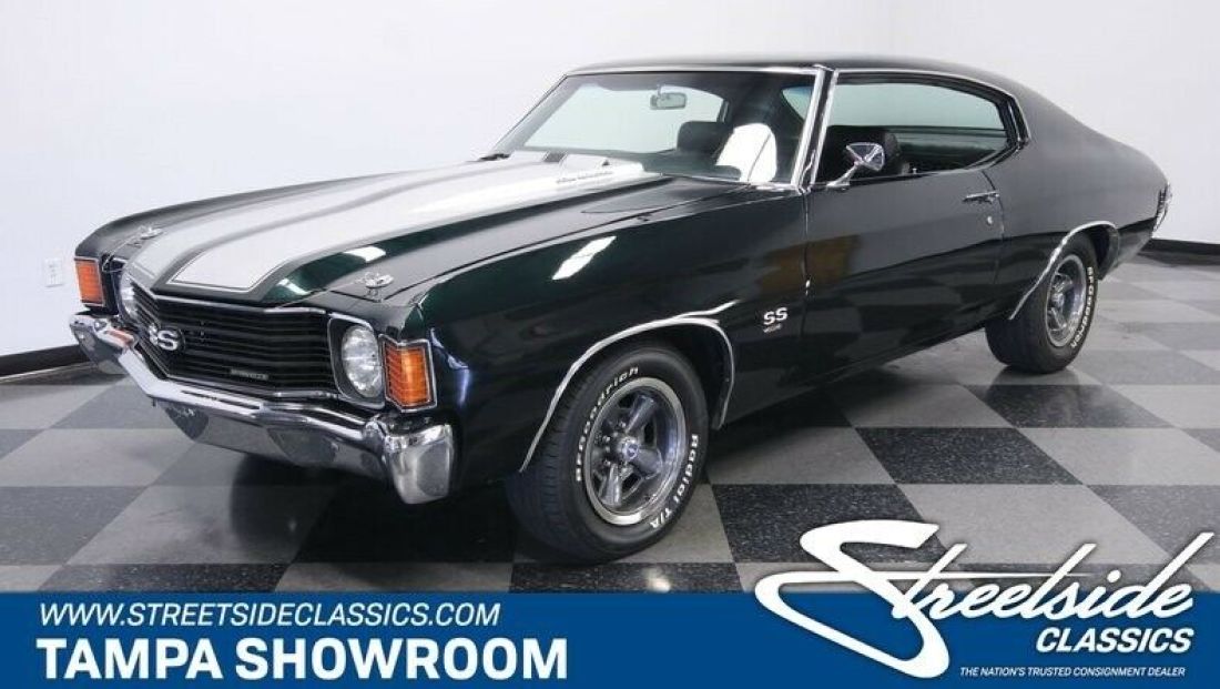 BIG BLOCK 454 V8 MUNCIE 4 SPEED 12 BOLT REAR P/S P/B R-134A A/C NICE BUILD 1972 Chevrolet Chevelle SS 454 Tribute