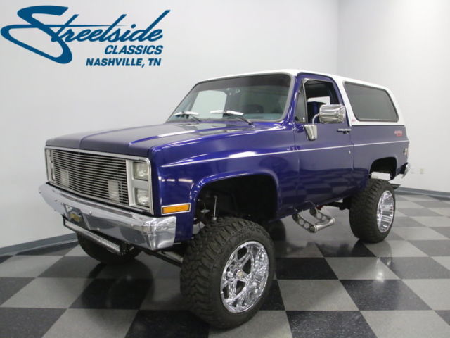BIG BLOCK 454CI MOTOR, AUTO, A/C, BIG 20 INCH CHROME WHEELS, COOL K5 BLAZER 1986 Chevrolet Blazer