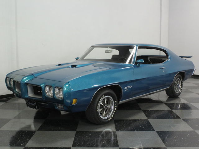 BIG BLOCK 455/360 V8, M21 4-SPD, R134A A/C, PS, PB W/ FR DISC, WELL DOCUMENTED! 1970 Pontiac GTO