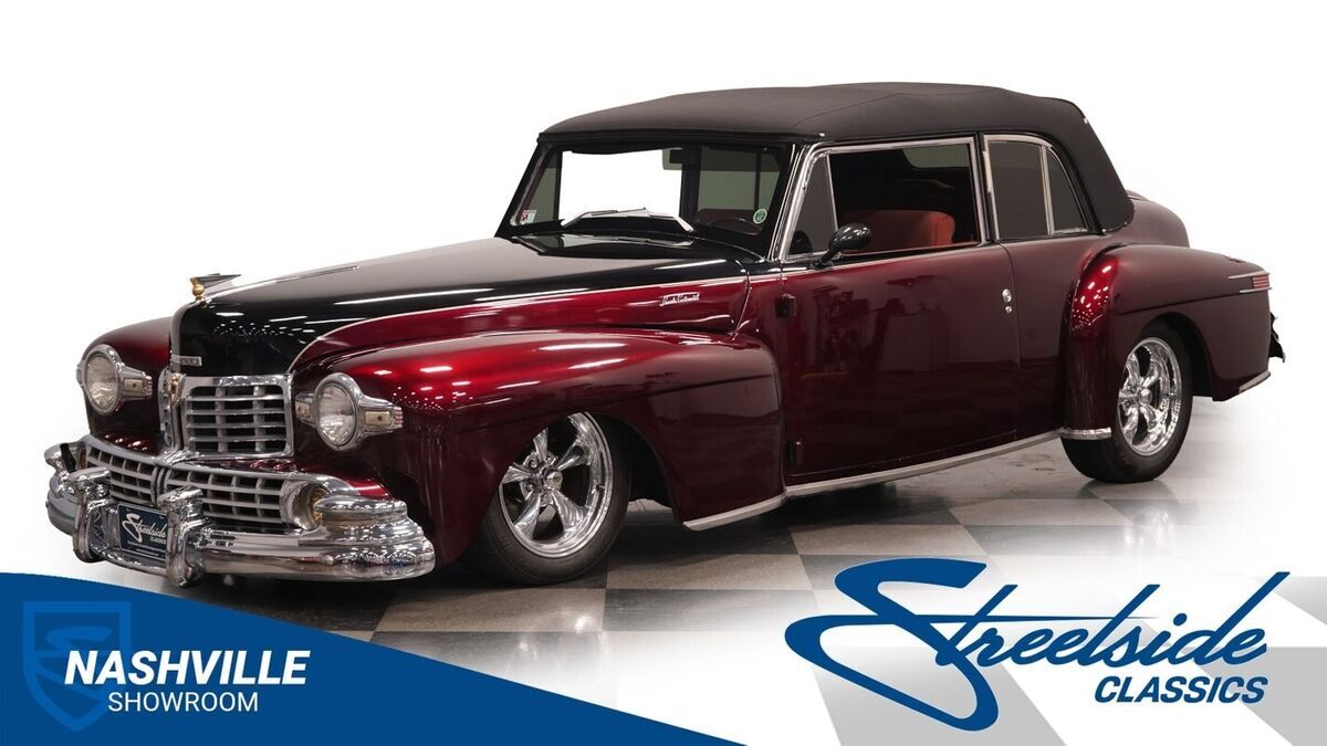Big block 460ci V8 power steering & brakes Ridetech air ride 1946 Lincoln Continental Restomod