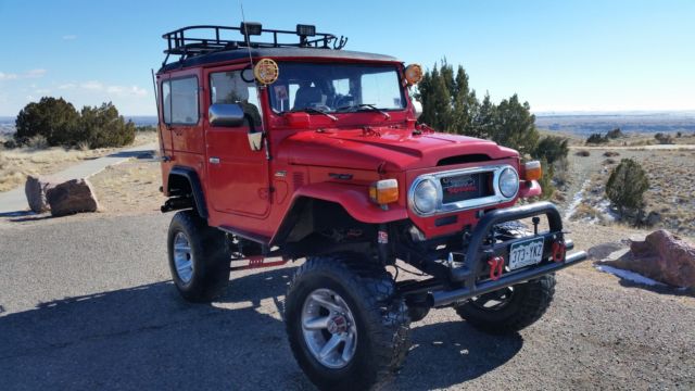 BIG, RED, Horsepower (350LS), Heavy Duty High Steer Kit! Drives & steers great! 1975 Toyota Land Cruiser FJ40