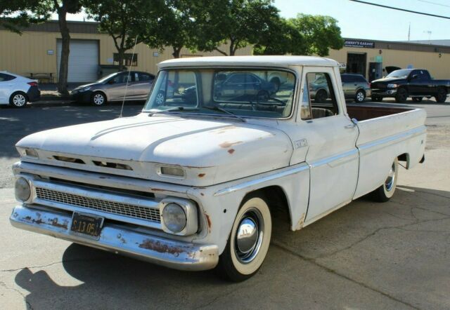 BIG WINDOW Pickup Truck Hot Rod rat Custom VTG Fleetside 1964 1963 1966 1962 C10 1965 Chevrolet C-10 CUSTOM CAB