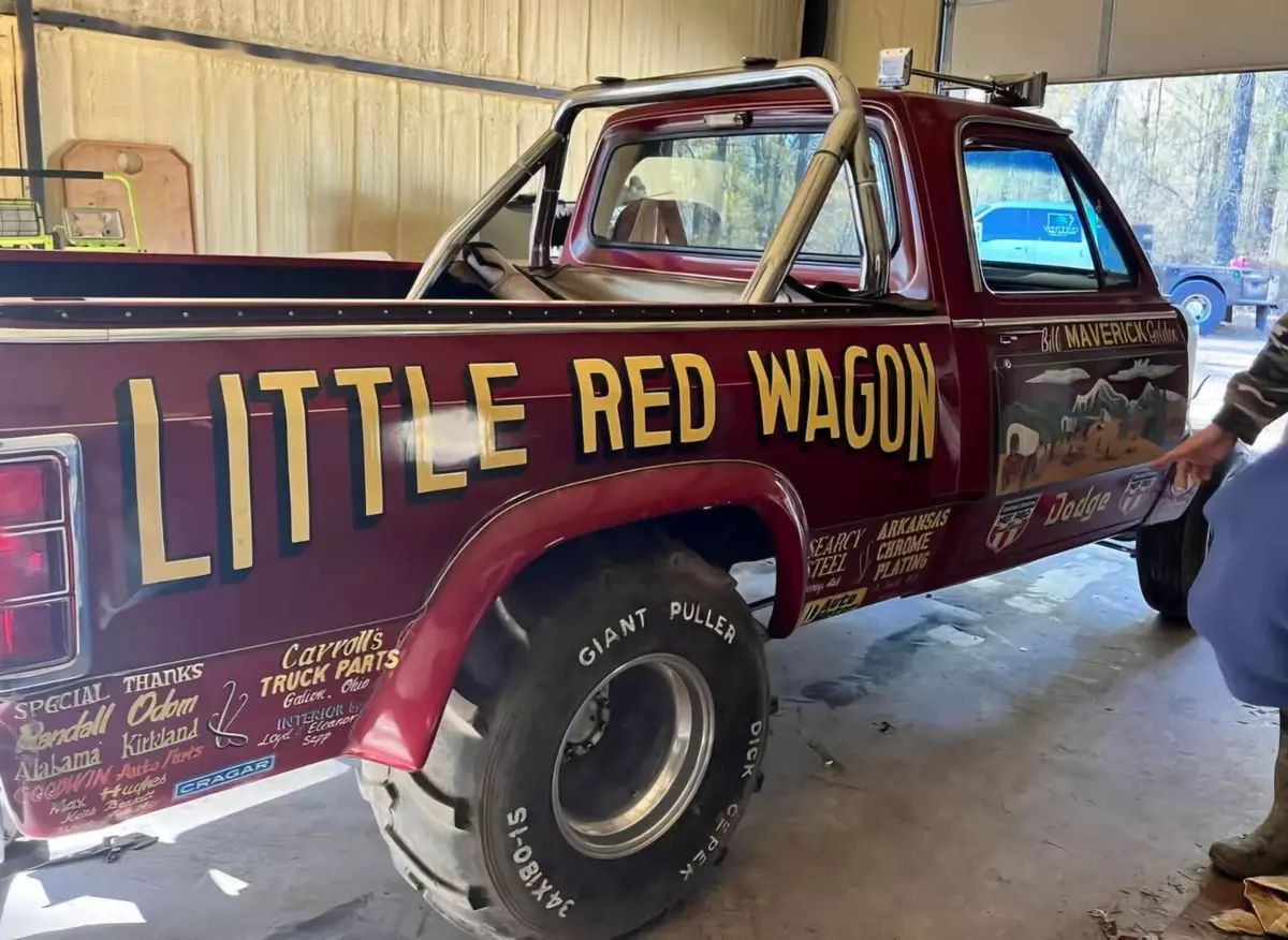 Bill Maverick Golden's Little Red Wagon '83 Dodge Truck USHRA NHRA SRO 1980 Dodge Other