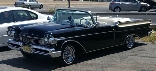 Black 1957 Convertible Mercury Montclair 1957 Mercury Other with Lots of Chrome