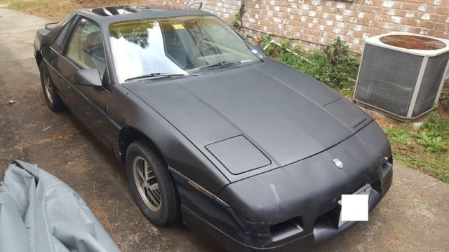 Black 1985 pontiac fiero gt 2.8L 4 speed manual 1985 Pontiac Fiero GT