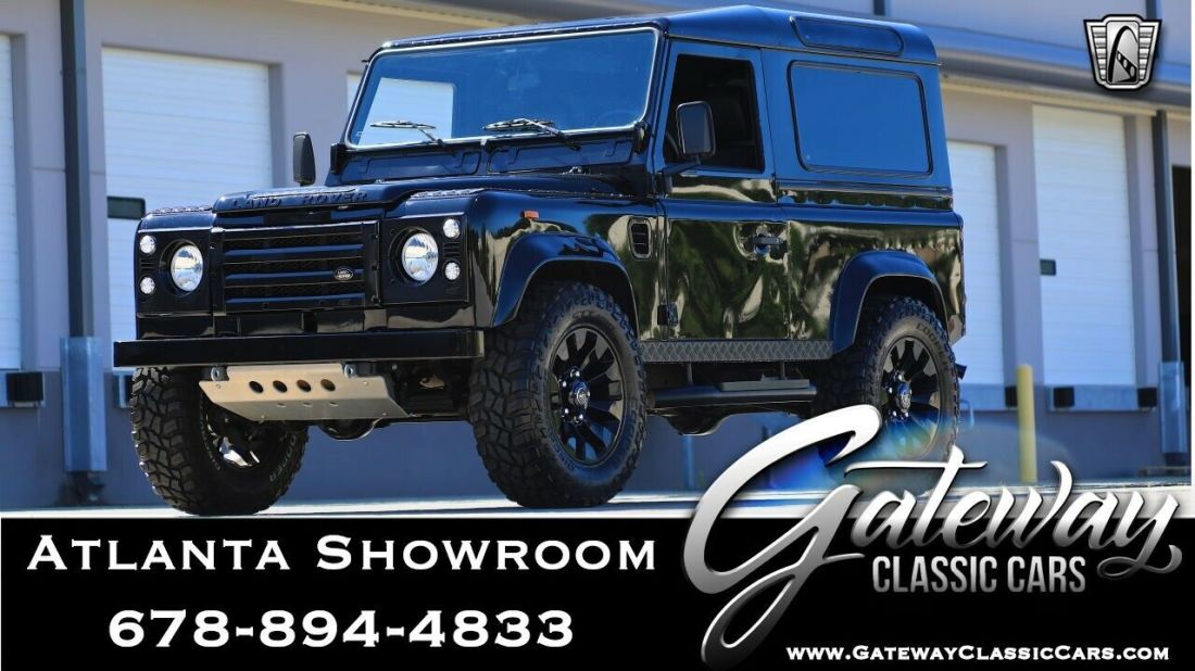 Black 1989 Land Rover Defender SUV I 4 Turbo Diesel 5 Speed Manual Available Now 1989 Land Rover Defender