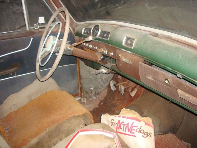 Black 4-door sedan in basket-case condition 1952 Mercedes-Benz 190-Series