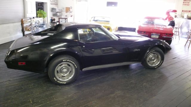 Black Beauty: 1974 Corvette Stingray Sport Coupe 1974 Chevrolet Corvette