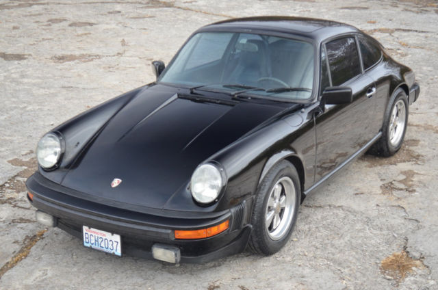 Black Black 911 S Sunroof Coupe with complete engine rebuild Superb run and Driv 1976 Porsche 911 911 S Sunroof Coupe