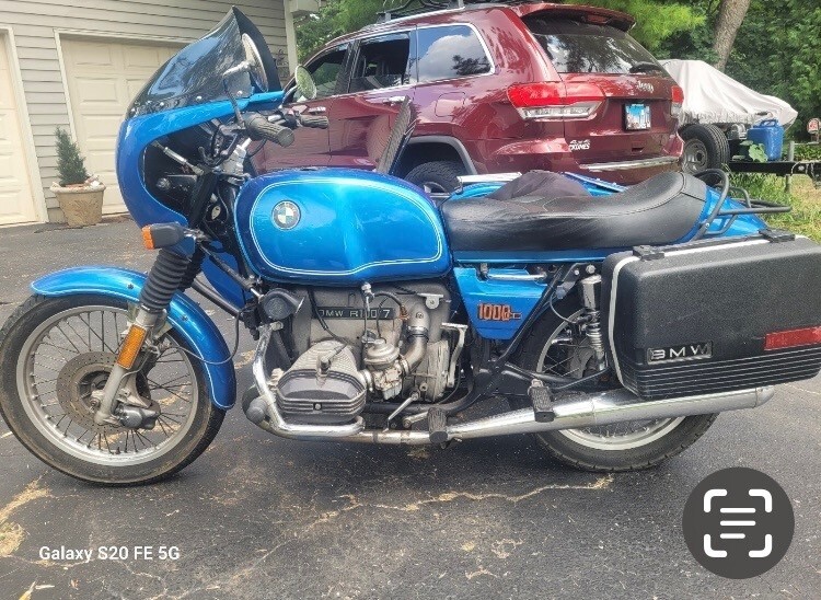 1977 BMW R-1000 BMW-R1000-W/SIDECAR - photo 2