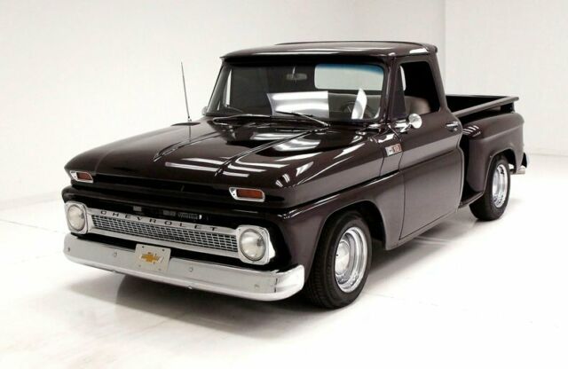 Black Cherry 2 Stage/Olds 455 Mill/Retro Interior/Snazzy Oak Bed 1965 Chevrolet C10 Pickup