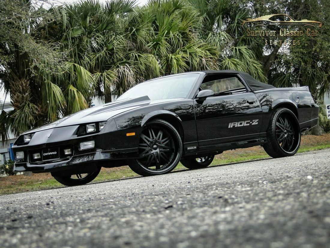 Black Chevrolet Camaro with 2827 Miles available now! 1988 Chevrolet Camaro Iroc Z28