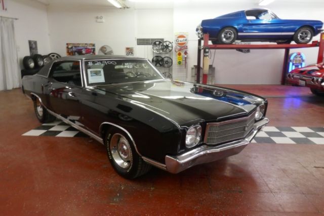 1970 Chevrolet Monte Carlo -TRIPLE BLACK NICE CONDITION 454 BIG BLOCK- - photo 12