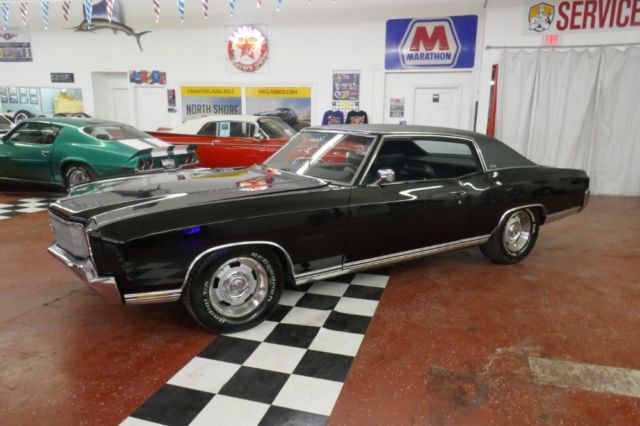 1970 Chevrolet Monte Carlo -TRIPLE BLACK NICE CONDITION 454 BIG BLOCK- - photo 3
