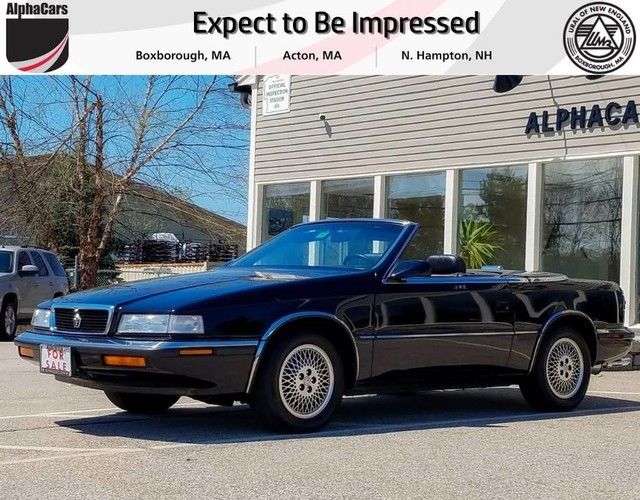 Black Chrysler TC at AlphaCars & Ural of New England (NH) 1990 Chrysler TC by Maserati