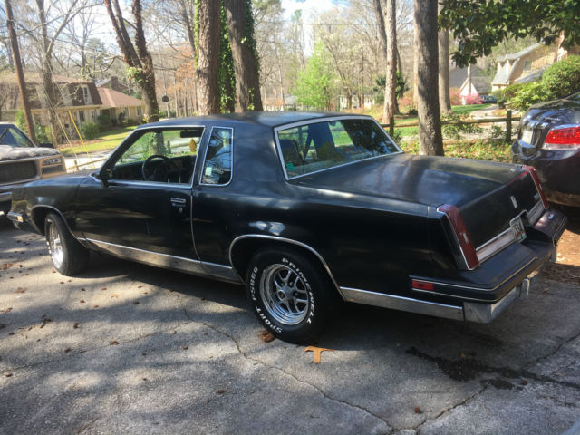 BLACK CLASSIC CAR 1986 OLDSMOBILE CUTLASS SALON COUPE CLEAN RUNNING NO DENTS 1986 Oldsmobile Cutlass Salon Coupe 2-Door