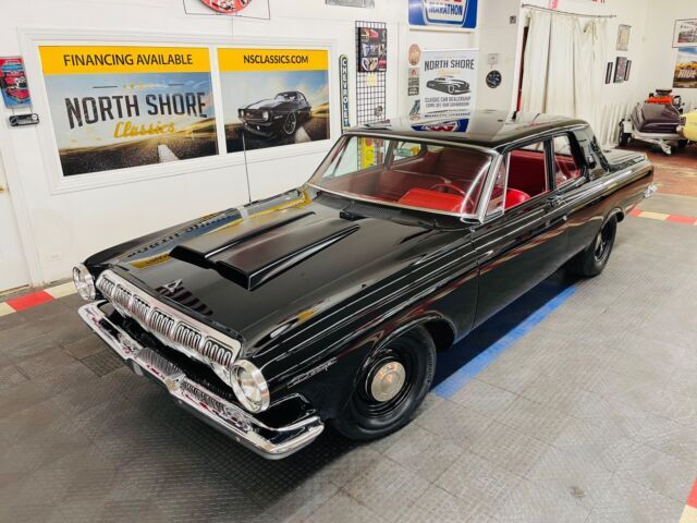 Black DODGE 330 with 4,513 Miles available now! 1963 DODGE 330 Rotisserie Restored Sedan