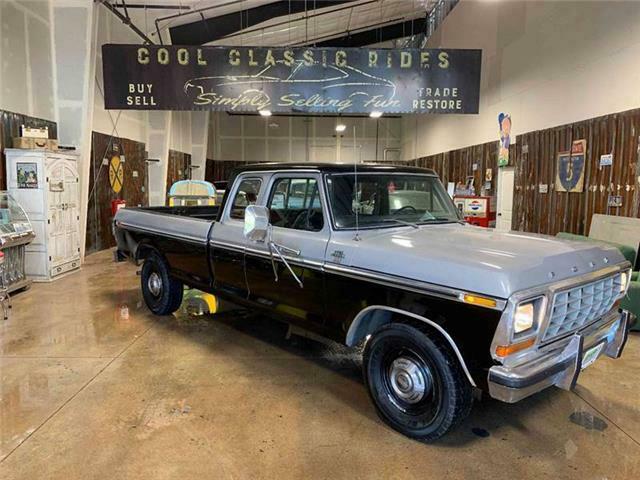 Black Ford F-350 with 38,671 Miles available now! 1978 Ford F-350 Ranger XLT Super Cab
