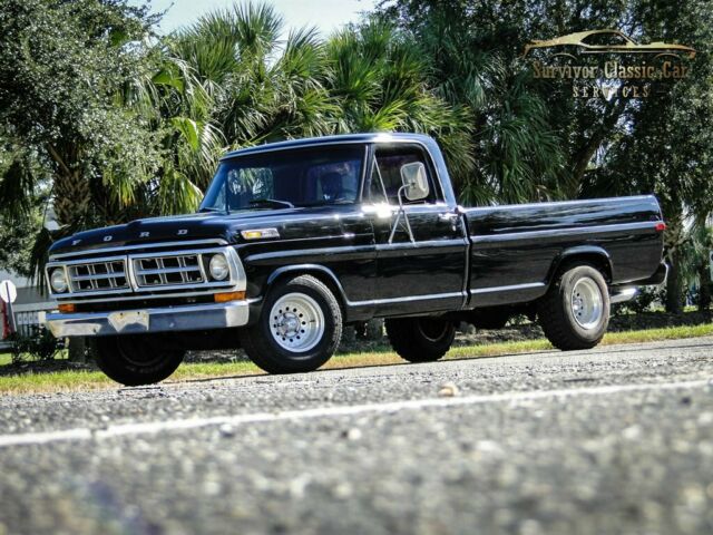 Black Ford F100 with 21436 Miles available now! 1971 Ford F-100 Pickup