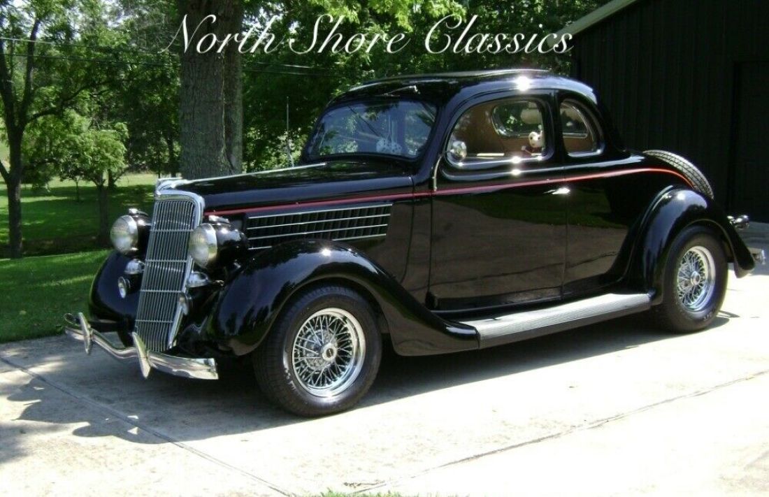 Black Ford Hot Rod / Street Rod with 11,551 Miles available now! 1935 Ford Hot Rod / Street Rod -5 WINDOW COUPE -RUMBLER SEAT - REDUCED PRICE! -