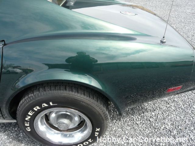 1975 Chevrolet Corvette Black Friday Special 1975 Dark Green Corvette 4spd - photo 5