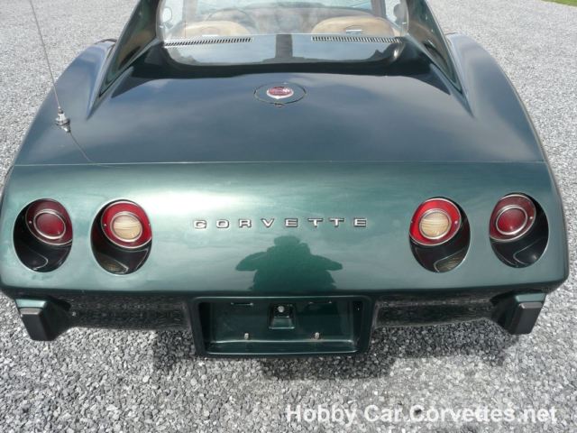 1975 Chevrolet Corvette Black Friday Special 1975 Dark Green Corvette 4spd - photo 6