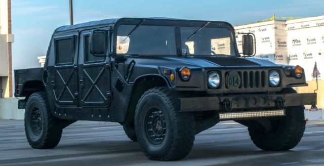 Black Hummer, Humvee, M998, H1, Hard doors, Topless 1987 Hummer Other