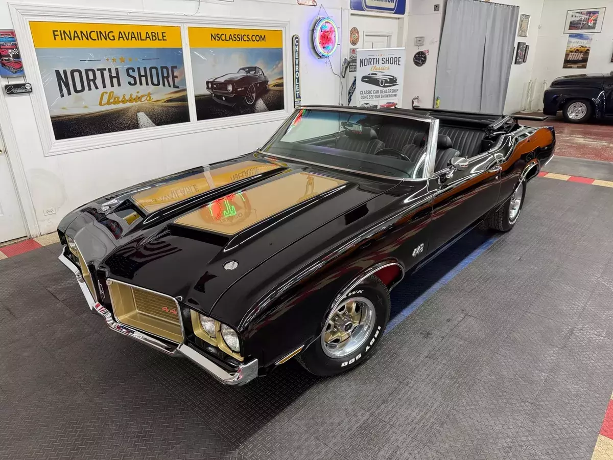 Black Oldsmobile Cutlass Supreme with 52,860 Miles available now! 1972 Oldsmobile Cutlass Convertible 442 Tribute-SEE VIDEO