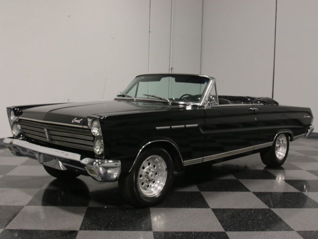 BLACK ON BLACK DROPTOP BEAUTY, STRAIGHT 6, AUTO, VERY STOCK, RUNS & DRIVES GREAT 1965 Mercury Comet