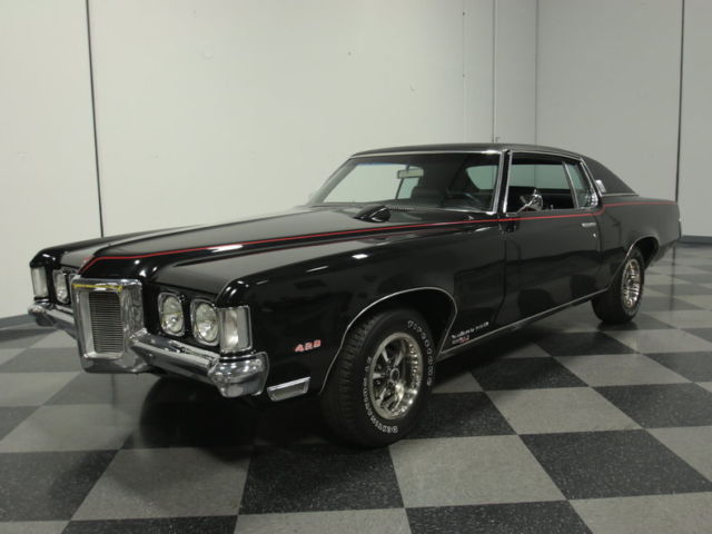 BLACK-ON-BLACK STUNNER, NUMBERS MATCH 428 V8, AUTO, DUALS, R134A A/C, RARE FIND! 1969 Pontiac Grand Prix SJ