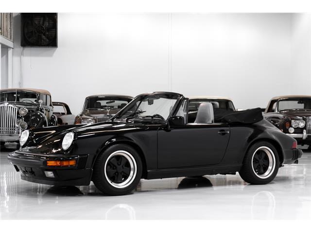 Black over Grey | Please "See full description" for more photos/info 1988 Porsche Carrera 3.2 Cabriolet